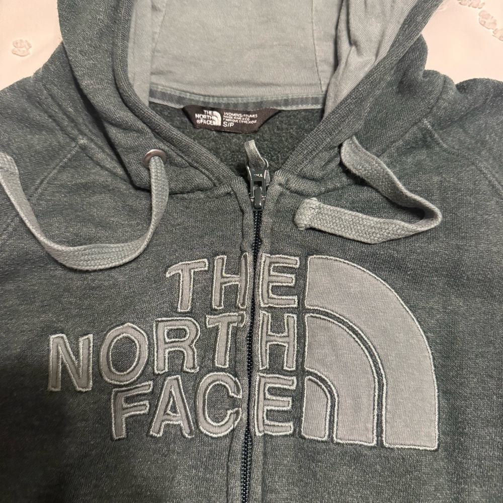 The North Face Green Full-Zip Hoodie